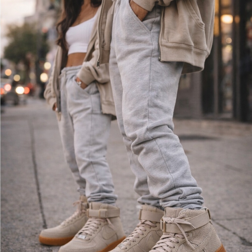 Women’s Vintage 2015 Clean neutral Nike AF1 Suede Highs 🤍 Style Code: 749266-200 - Picture 2 of 11